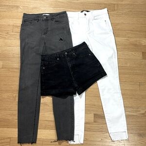 Bundle of 3 Sz 4 Denim Bottoms
